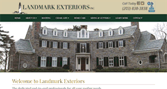 Desktop Screenshot of landmarkexteriors.com